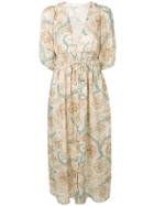 Zimmermann Plunge Button Front Dress - Neutrals