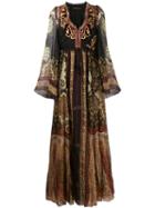 Etro Moroccan Mosaic Maxi Dress - Black