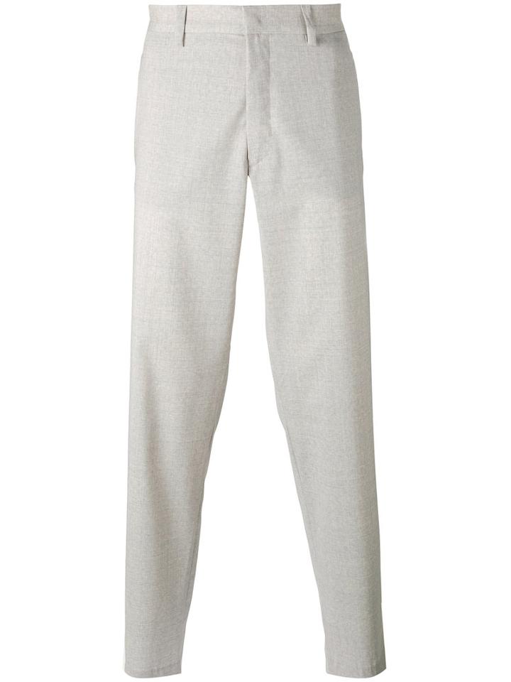 Maison Flaneur - 'pantalone' Pants - Men - Elastodiene/virgin Wool - 50, Grey, Elastodiene/virgin Wool