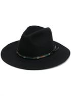 Jessie Western Bead Trim Hat - Black