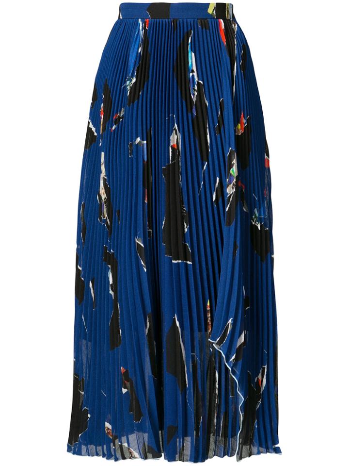 Proenza Schouler Pleated Midi Skirt - Blue