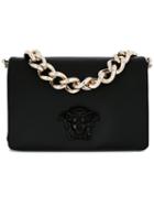Versace - Sulthan Shoulder Bag - Women - Leather/polyester - One Size, Black, Leather/polyester
