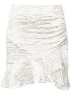 Iro Short Ruffle Skirt - White