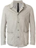 Poème Bohémien Distressed Shirt Jacket - Grey