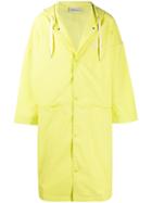 Drôle De Monsieur Hooded Raincoat - Yellow