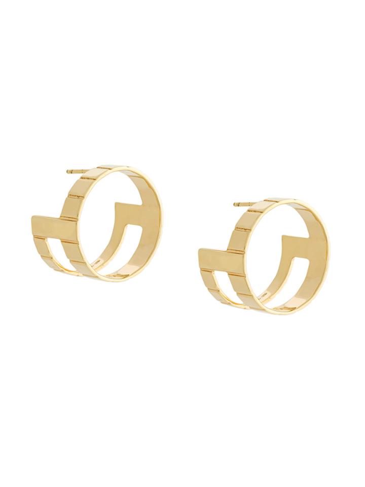 I.v.i. Dalhia Slot Earring - Metallic