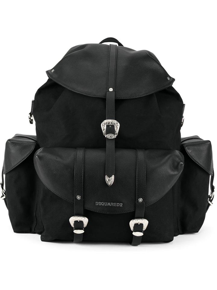 Dsquared2 Oversized Backpack - Black