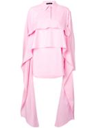 Cédric Charlier Front Panel Shirt - Pink & Purple