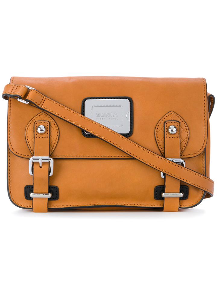 Sonia By Sonia Rykiel Logo Plaque Satchel - Brown