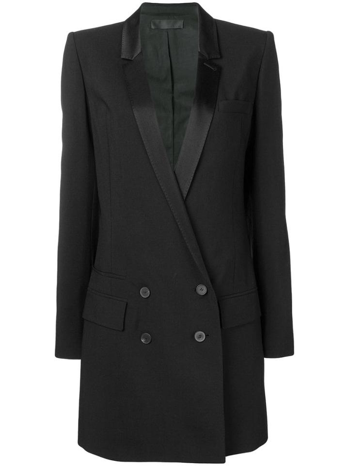 Haider Ackermann Double Breasted Midi Coat - Black