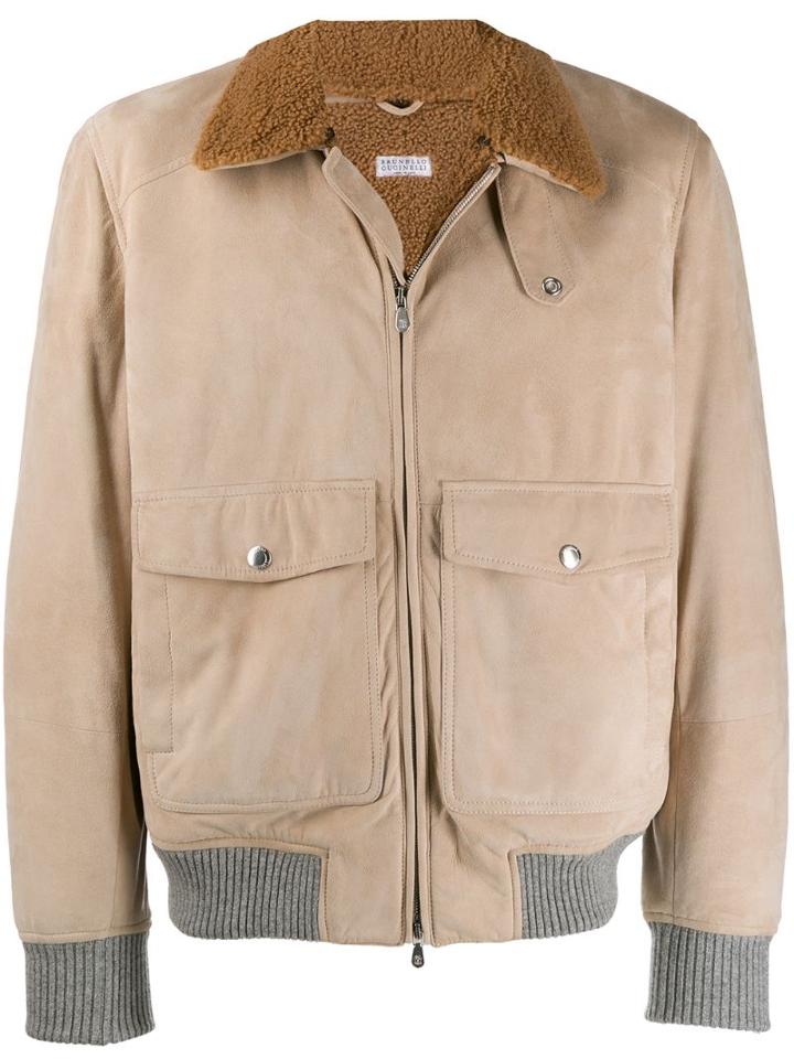 Brunello Cucinelli Pilot Jacket - Neutrals