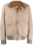 Brunello Cucinelli Pilot Jacket - Neutrals