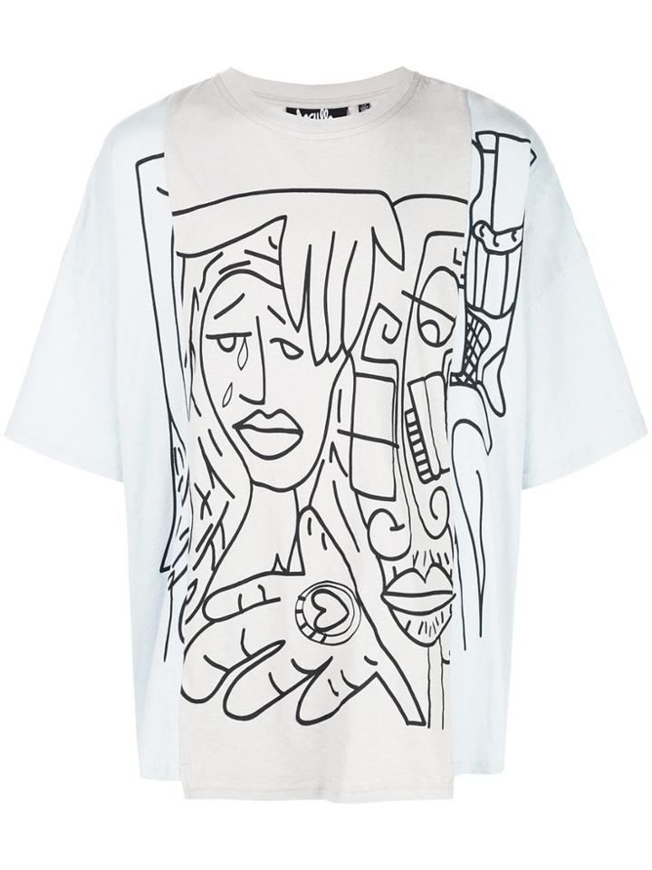 Haculla Guy And His Gun T-shirt - Blue