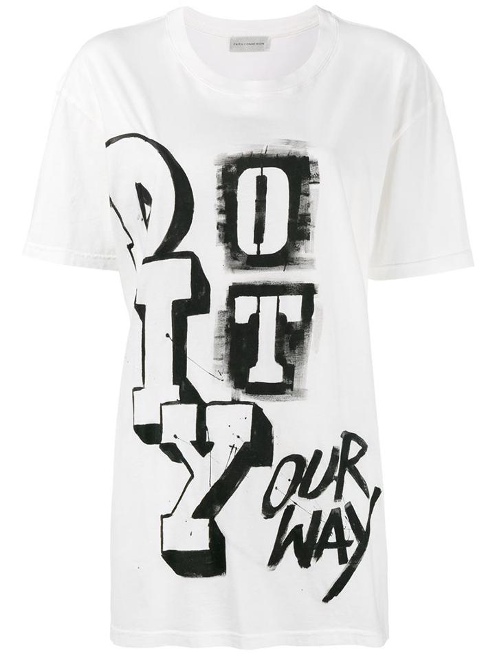 Faith Connexion - Do It Your Way T-shirt - Women - Cotton - S, White, Cotton