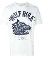 Diesel 'wolf Rule' T-shirt