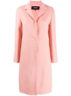 Rochas Single Breasted Coat - Pink