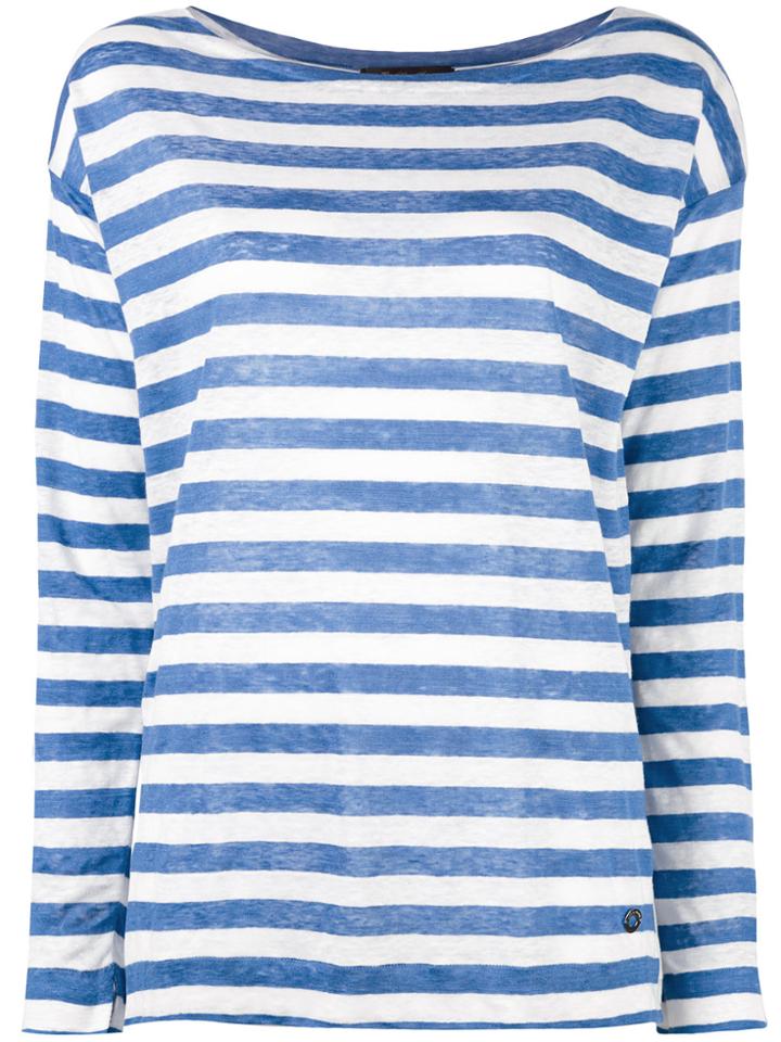 Loro Piana Striped Jumper - Blue