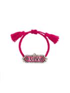 Shourouk 'athna Love' Bracelet, Women's, Pink/purple