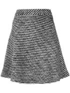 Moncler Flared Pleated Skirt - Black