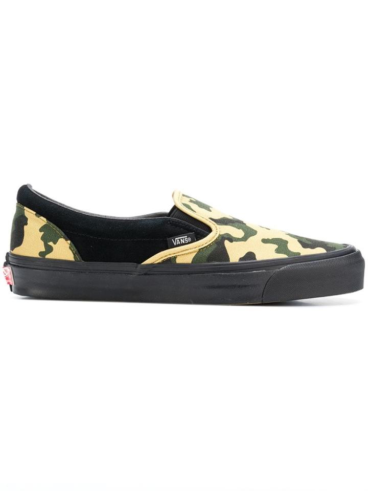 Vans Camouflage Slip-on Sneakers - Nude & Neutrals