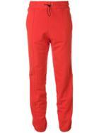 Msgm Side Stripe Track Pants - Red