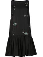 Zac Zac Posen Embellished Dress, Women's, Size: 10, Black, Silk