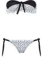 Brigitte Bandeau Bikini Set, Women's, Size: Medium, Black, Polyamide/spandex/elastane
