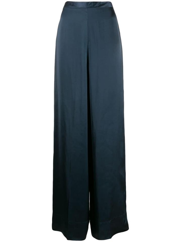 Jil Sander High-rise Palazzo Trousers - Blue