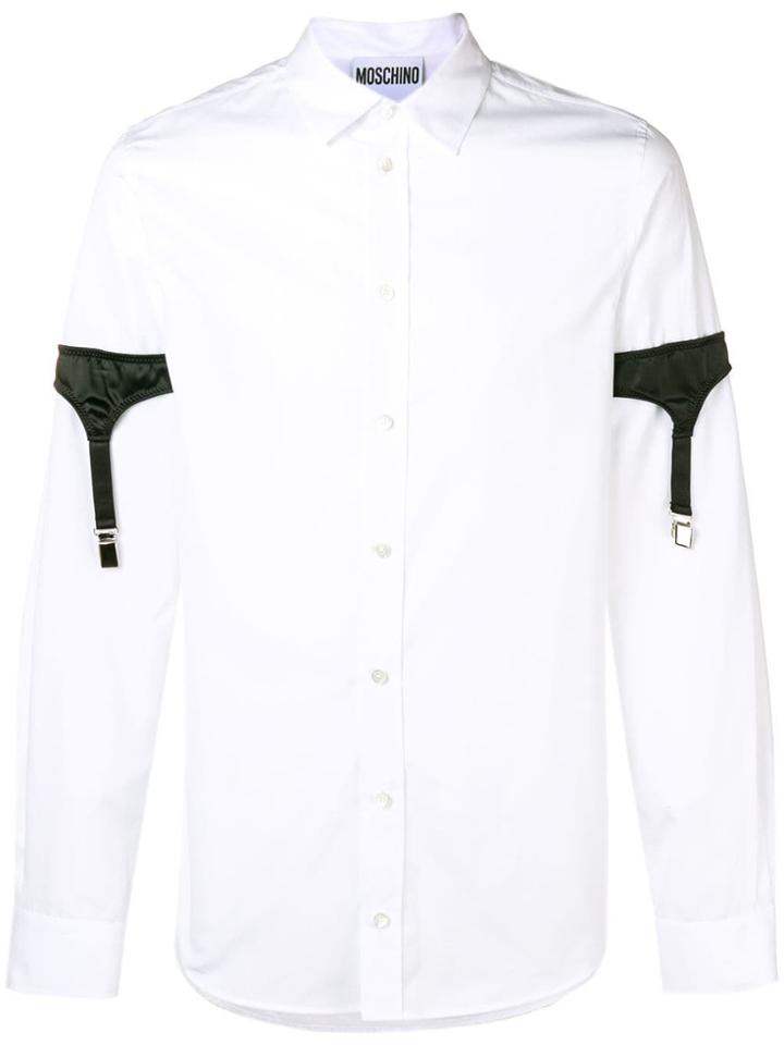 Moschino Shirt With Sleeve Harness - White