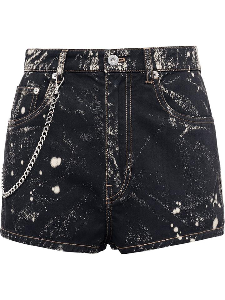 Miu Miu Gabardine Shorts - Black