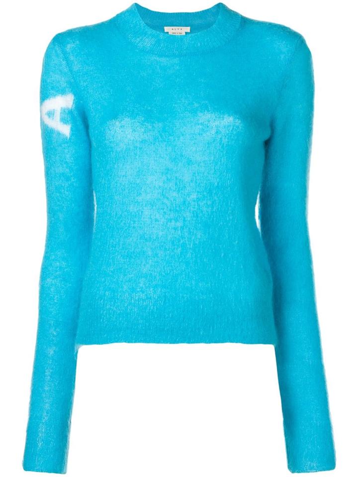 Alyx A Logo Knit Jumper - Blue