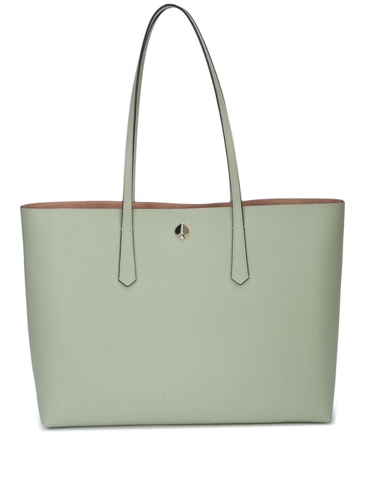 Kate Spade Metallic Plaque Tote - Green