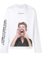 Ih Nom Uh Nit 'bowie Scream' Sweatshirt - White