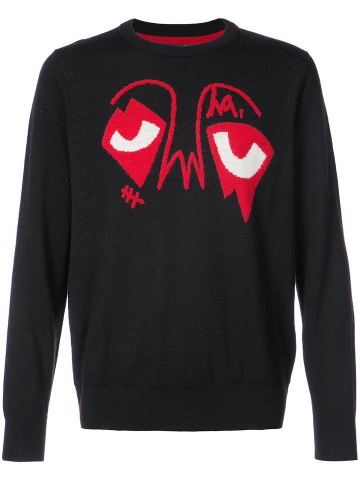 Haculla Eyez On Da World Jumper - Black