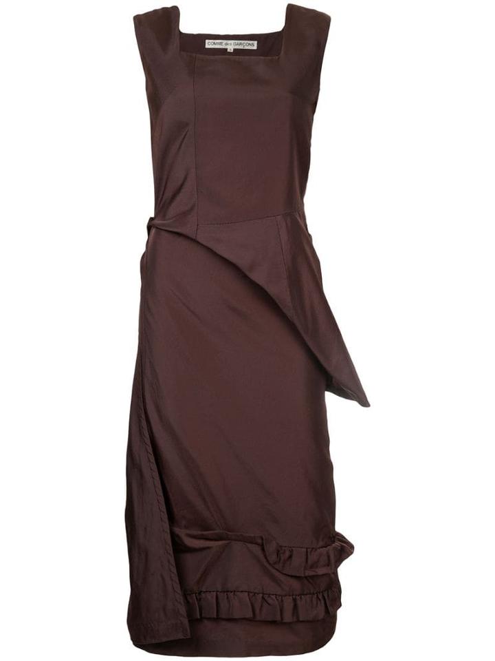 Comme Des Garçons Pre-owned Asymmetrical Dress - Brown