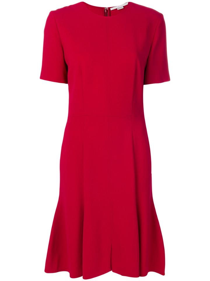 Stella Mccartney Pleated Midi Dress - Pink & Purple