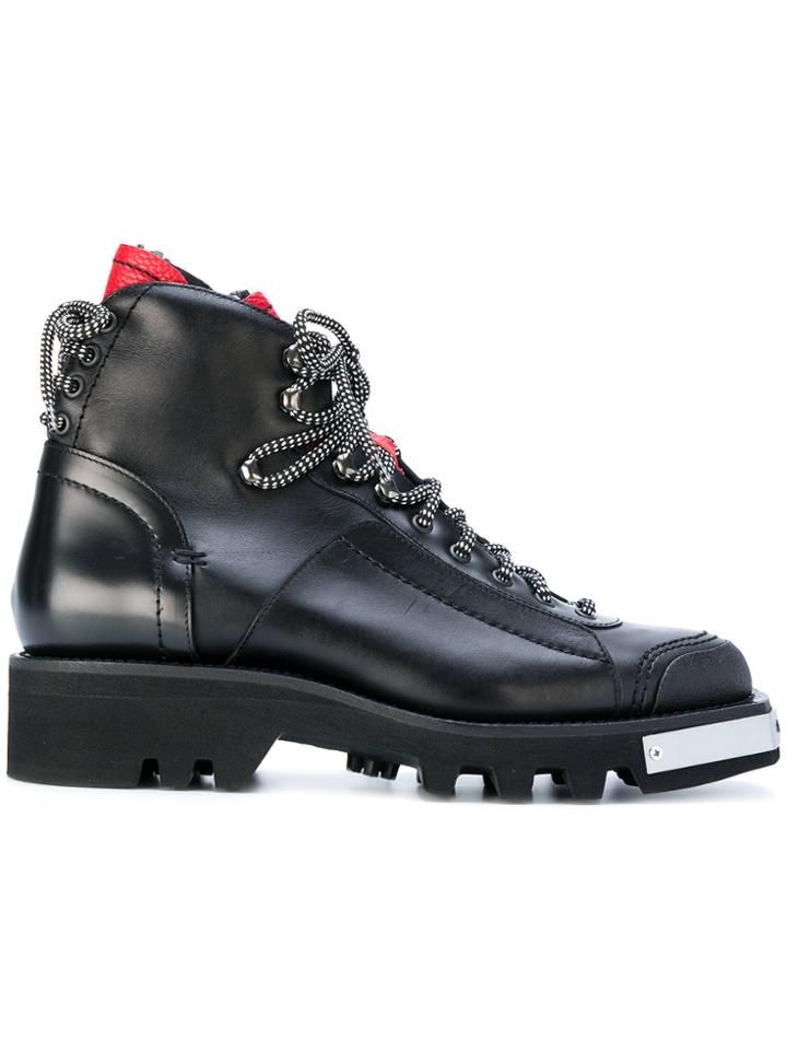 Dsquared2 Trekking Combat Boots - Black