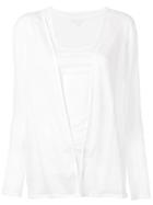 Majestic Filatures Cardigan Twin Set - White