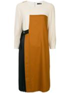 Frei Ea Asymmetric Belted Dress - Multicolour