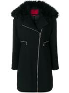Moncler Gamme Rouge Zipped Fitted Coat - Black