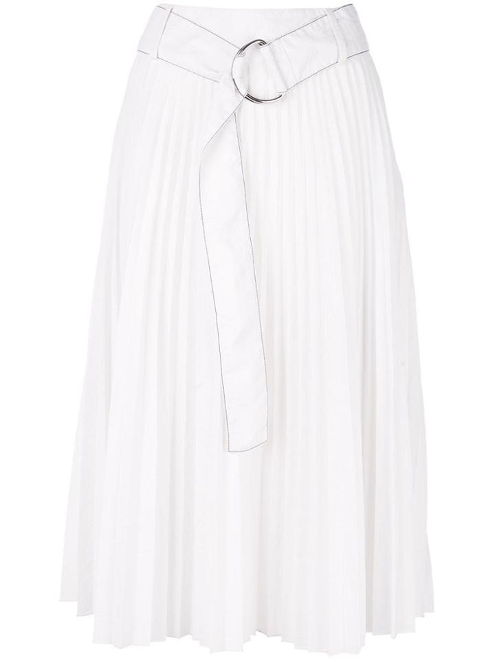 Proenza Schouler Pleated Parachute Skirt - White