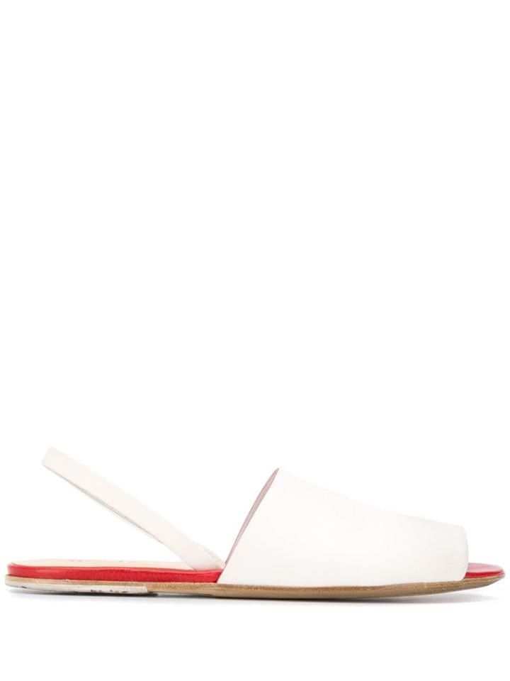 Marsèll Peep Toe Sandals - White