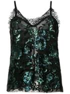 À La Garçonne Sequin Embroidered Blouse - Black