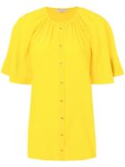 Emilio Pucci Pleated Top - Yellow