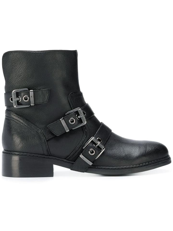 Kendall+kylie Buckled Cargo Boots - Black