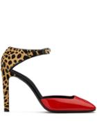 Giuseppe Zanotti Animal Print Sandals - Red