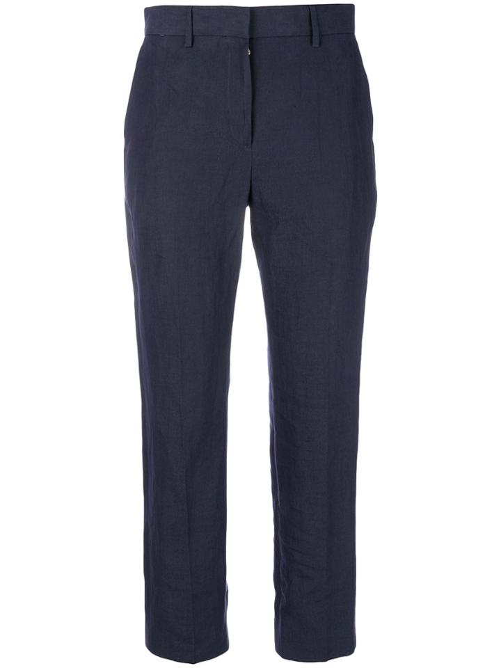 Paul Smith Cropped Tailored Trousers - Blue