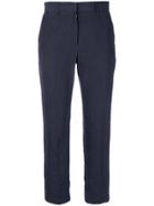 Paul Smith Cropped Tailored Trousers - Blue