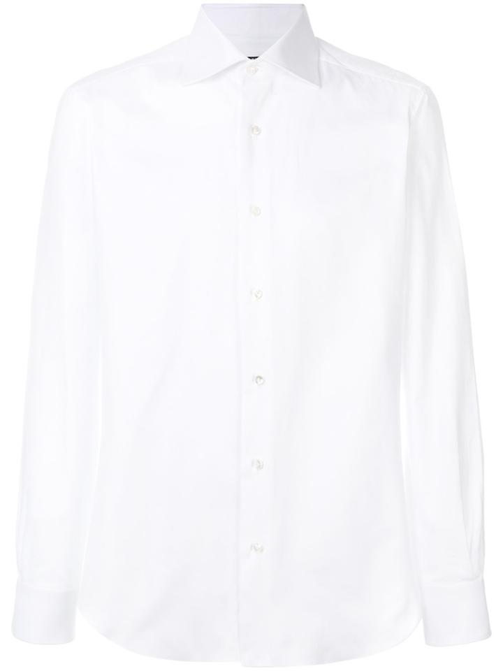 Barba Plain Shirt - White