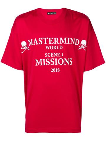 Mastermind World Printed T-shirt - Red
